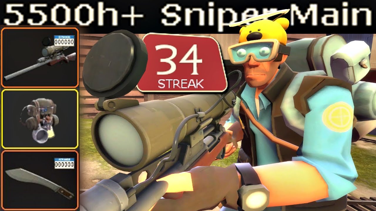 Aimbot in Action!🔸5500h+ Sniper Main Experience (TF2 Gameplay)