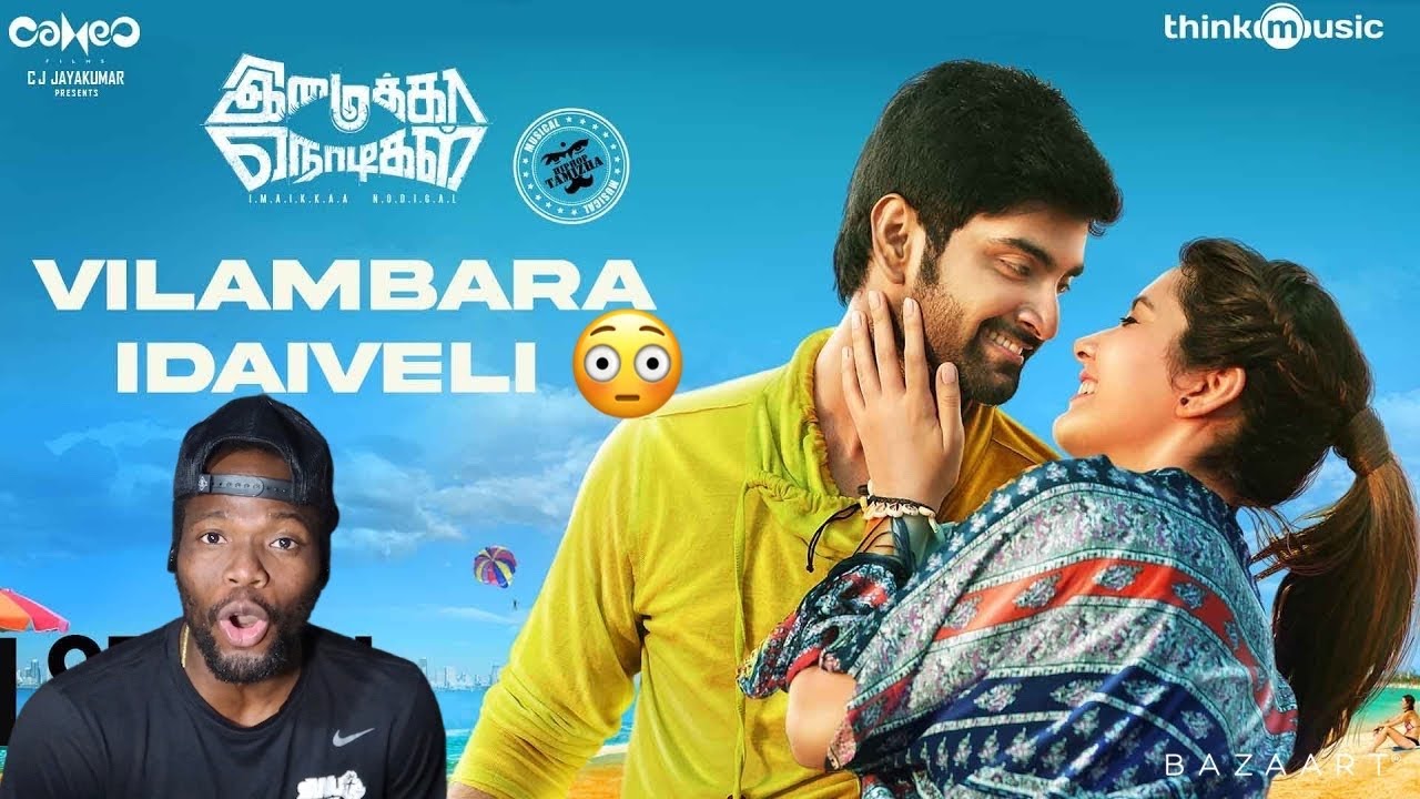 Imaikkaa Nodigal | Vilambara Idaiveli Video Song| Hiphop Tamizha |Atharvaa, Raashi Khanna (REACTION)