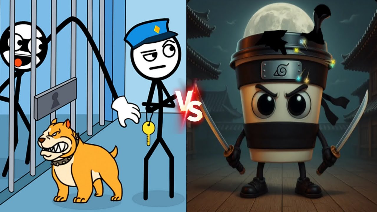 Italiano Brainrot Game vs Thief Puzzle Mix Double Brain Test Gameplay Pro!