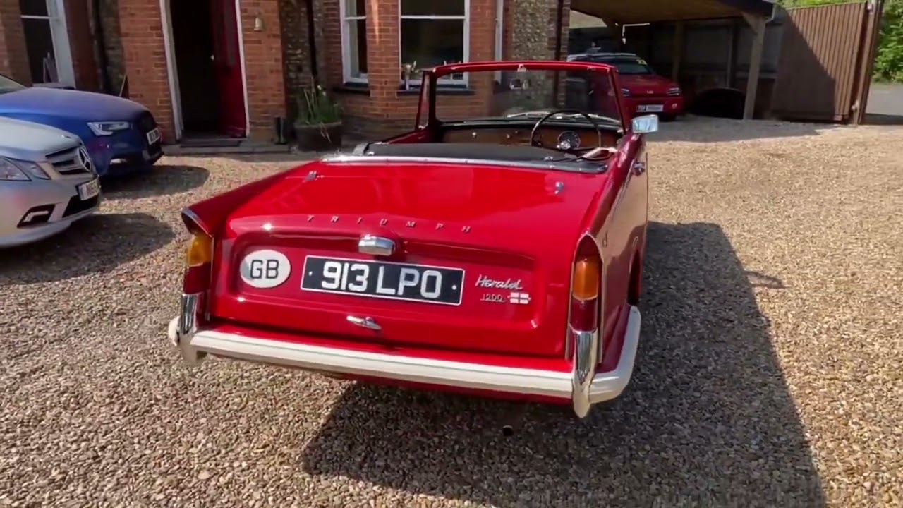 Triumph Herald 1200 convertible 1963