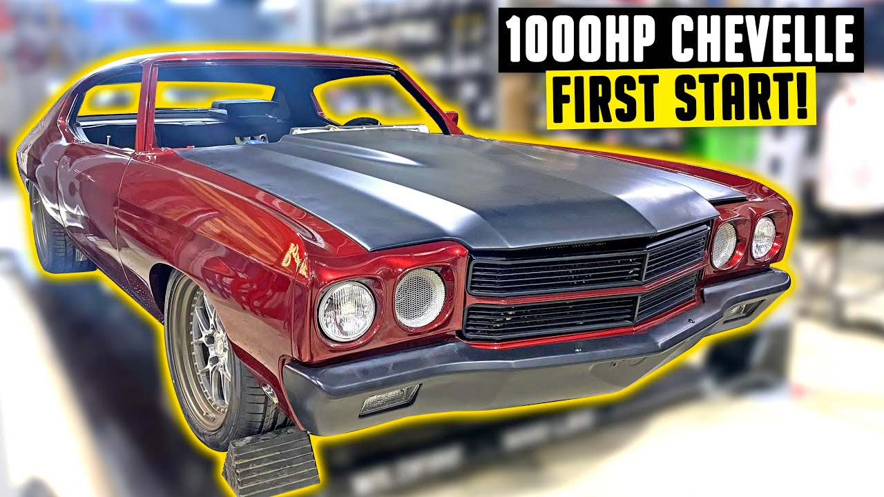Twin Turbo LSX Chevelle Build First Start! - 1000 HP Chevy Chevelle Ep. 20