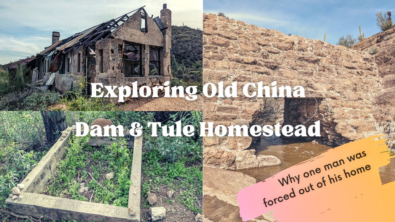 Exploring two hidden gems while off-roading near Lake Pleasant - Tule Homestead and China Dam