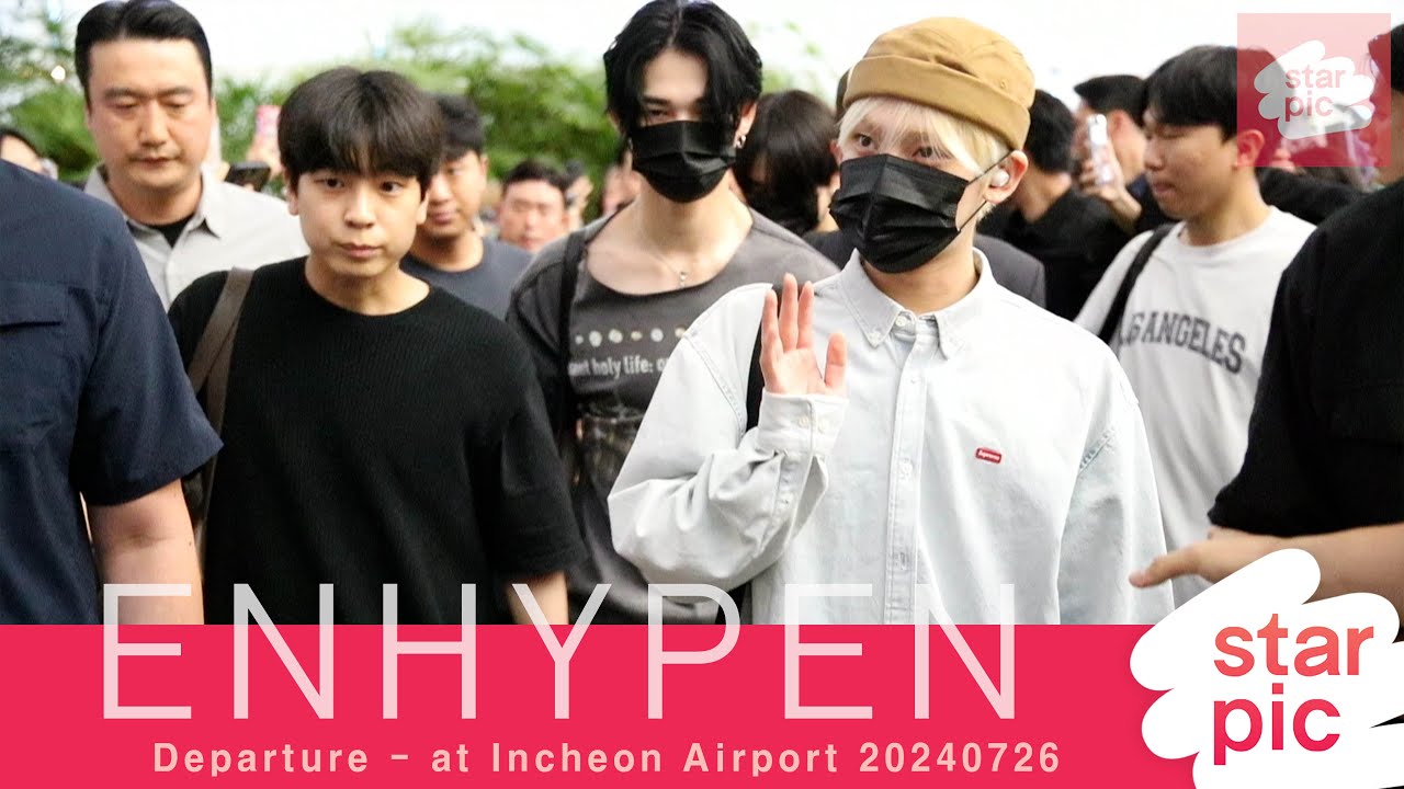 엔하이픈 'LA KCON 출발!' [STARPIC] / ENHYPEN Departure - at Incheon Airport 20240726