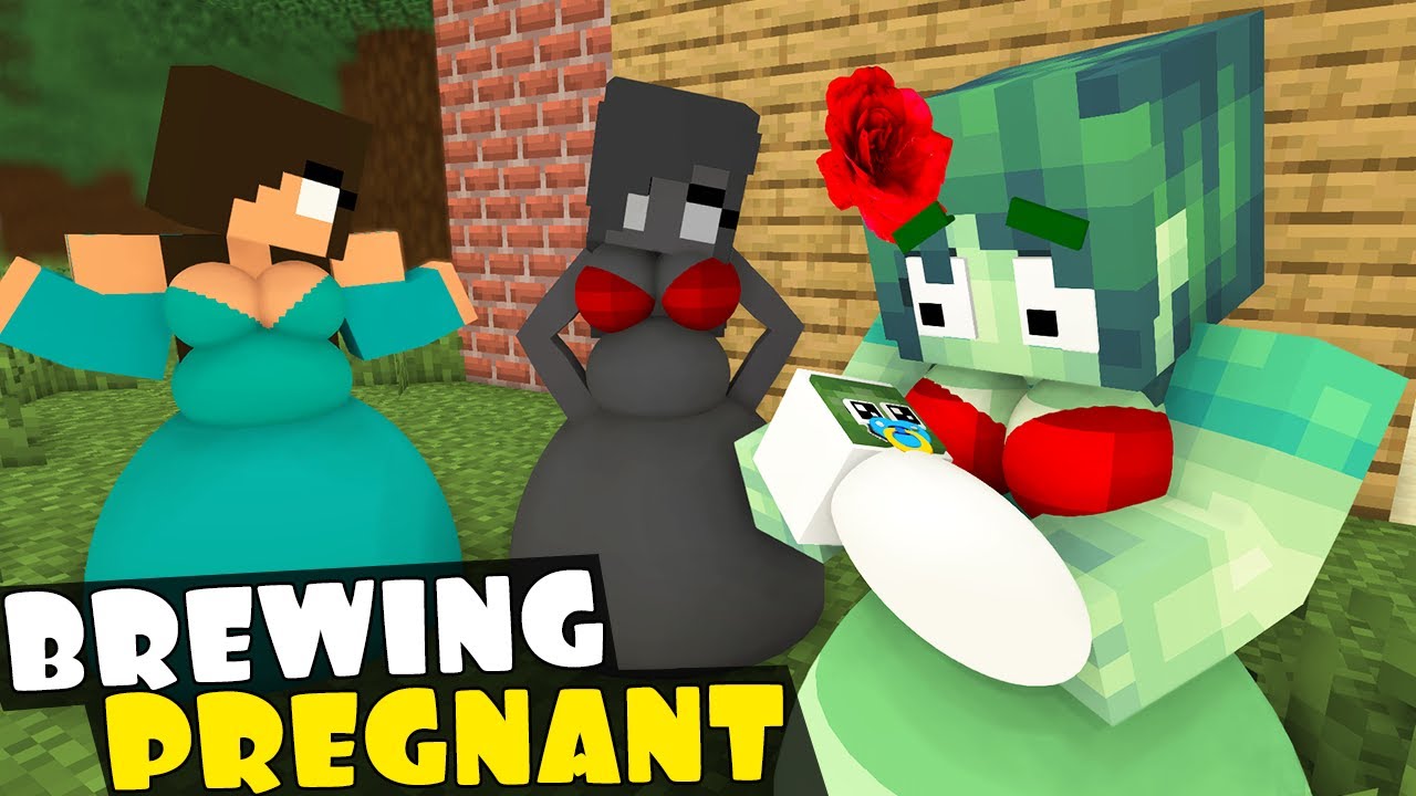 Monster School : BREWING PREGNANT BABY CHALLENGE - Minecraft Animation