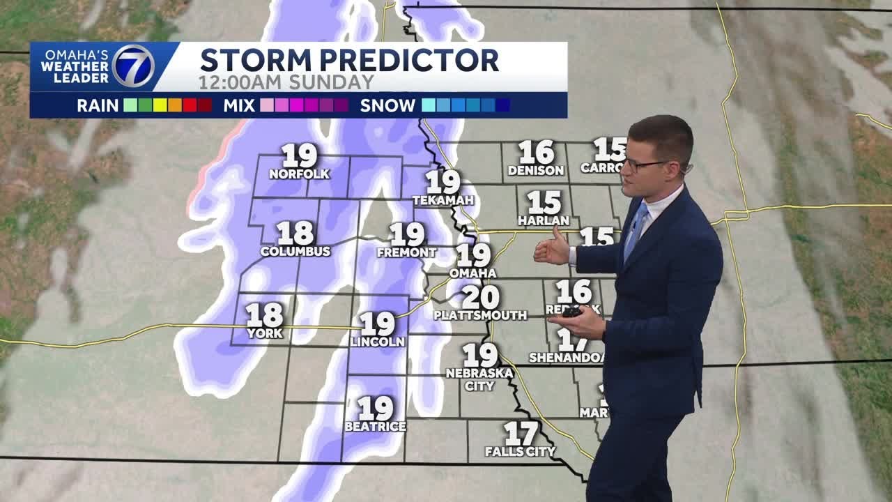 Breezy, frigid Friday, weekend snow chance in Omaha area