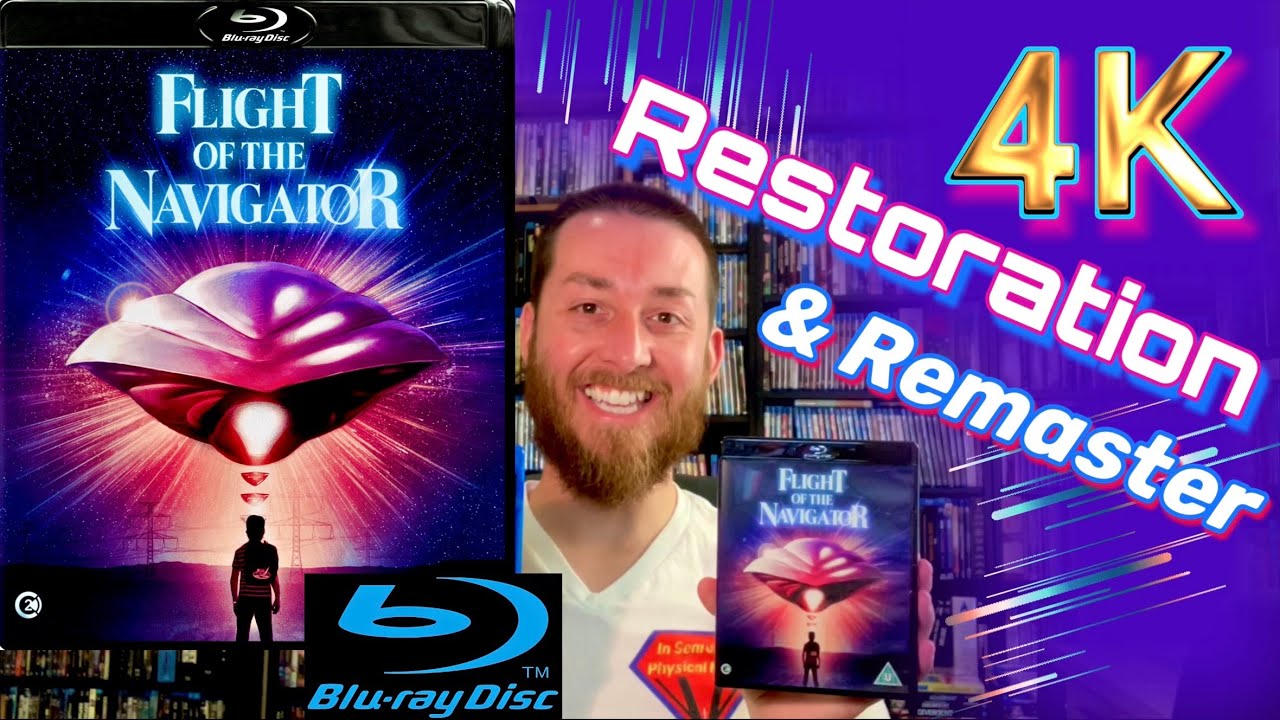Disney's Flight Of The Navigator 4K Restoration & Remastered Blu Ray Review / Comparison / Unboxing