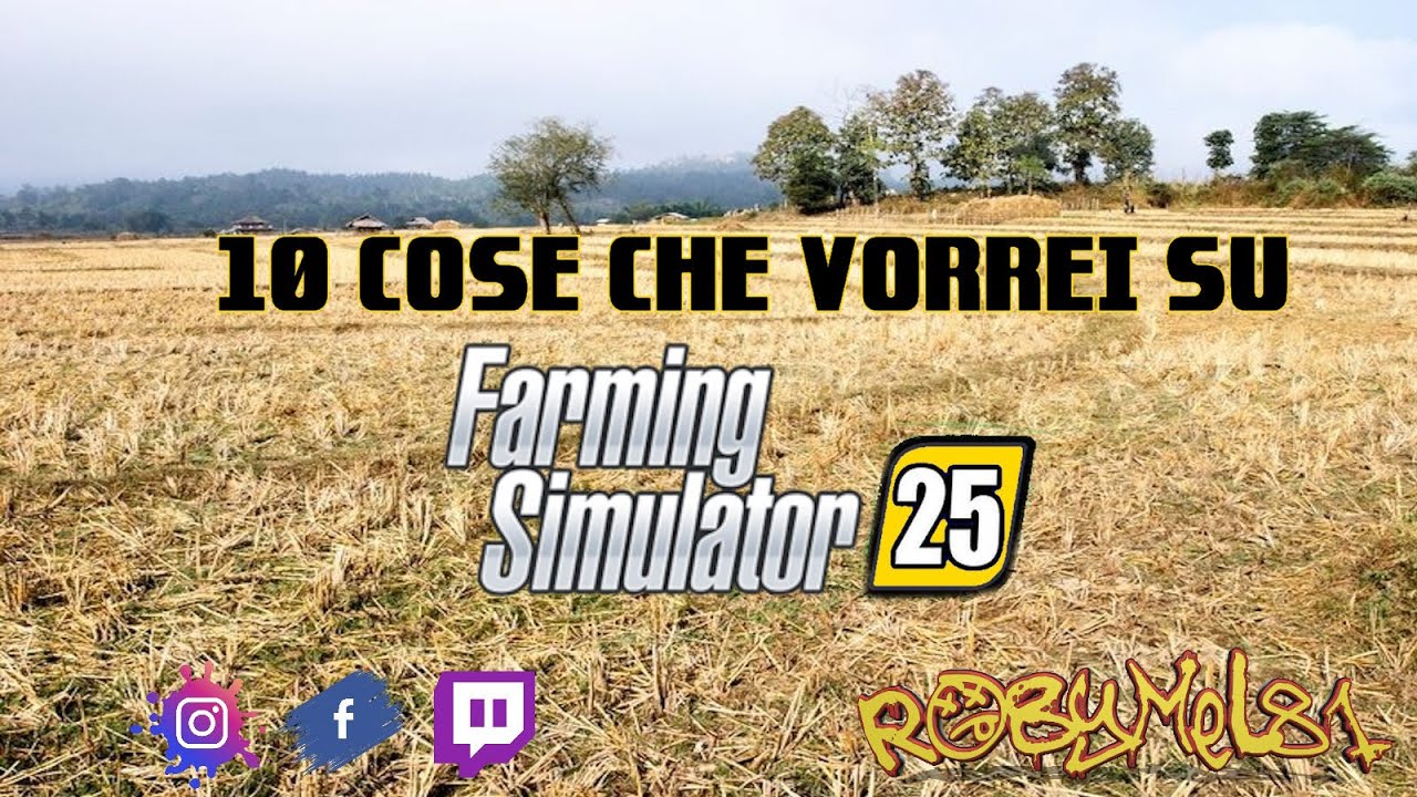 10 COSE CHE VORREI SU FARMING SIMULATOR 25