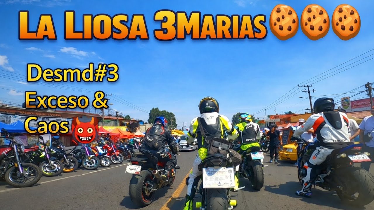 Excesos desmadre y caos en 3Marias 🍪 🍪 🍪 🏍️🔥👹💢