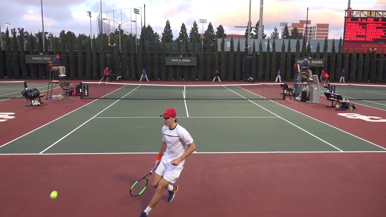 01 05 2017 Kwiatkowski (USA) Vs Soderlund (SWE) Rnd 2 USC 25K LA Pro Futures