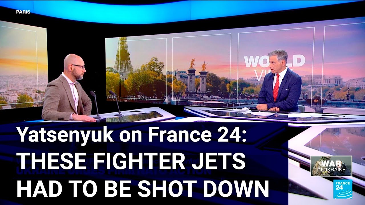 #Yatsenyuk on @FRANCE24: These fighter jets had to be shot down