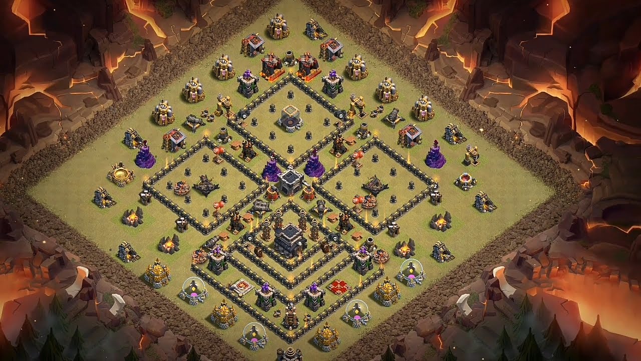 Town hall 9 Unbeatable Trophy Base. Best TH9 Trophy Base 2020.