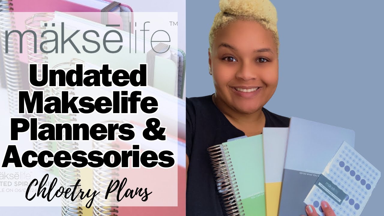 NEW Makselife Undated Planner Haul