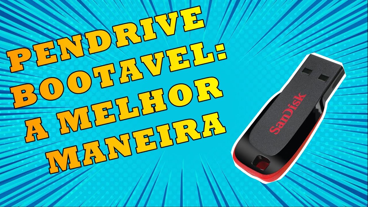 CRIE seu Pendrive de boot FÁCIL [ O MELHOR ]