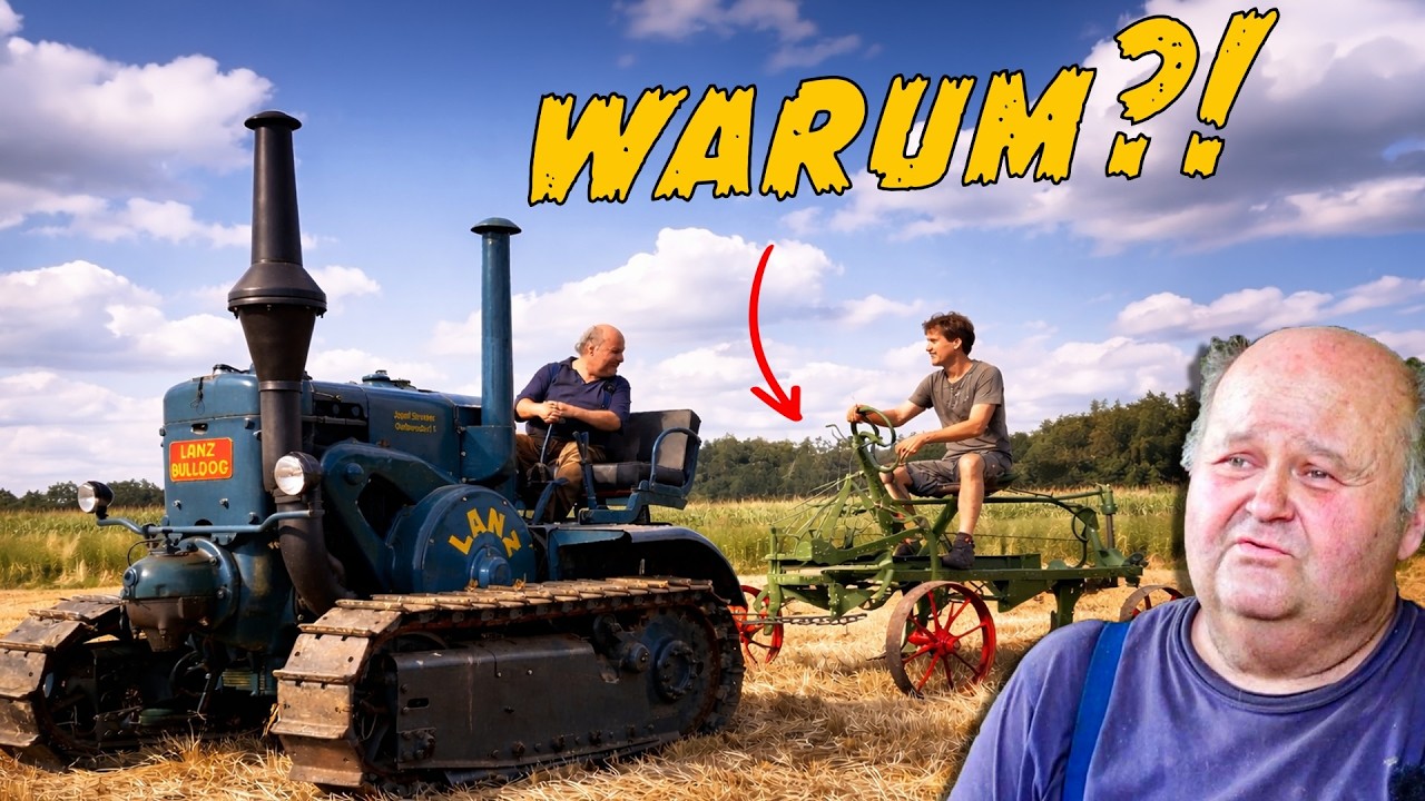 Dieses Spielzeug bringt die Lanz Bulldog Raupe an ihre Grenzen