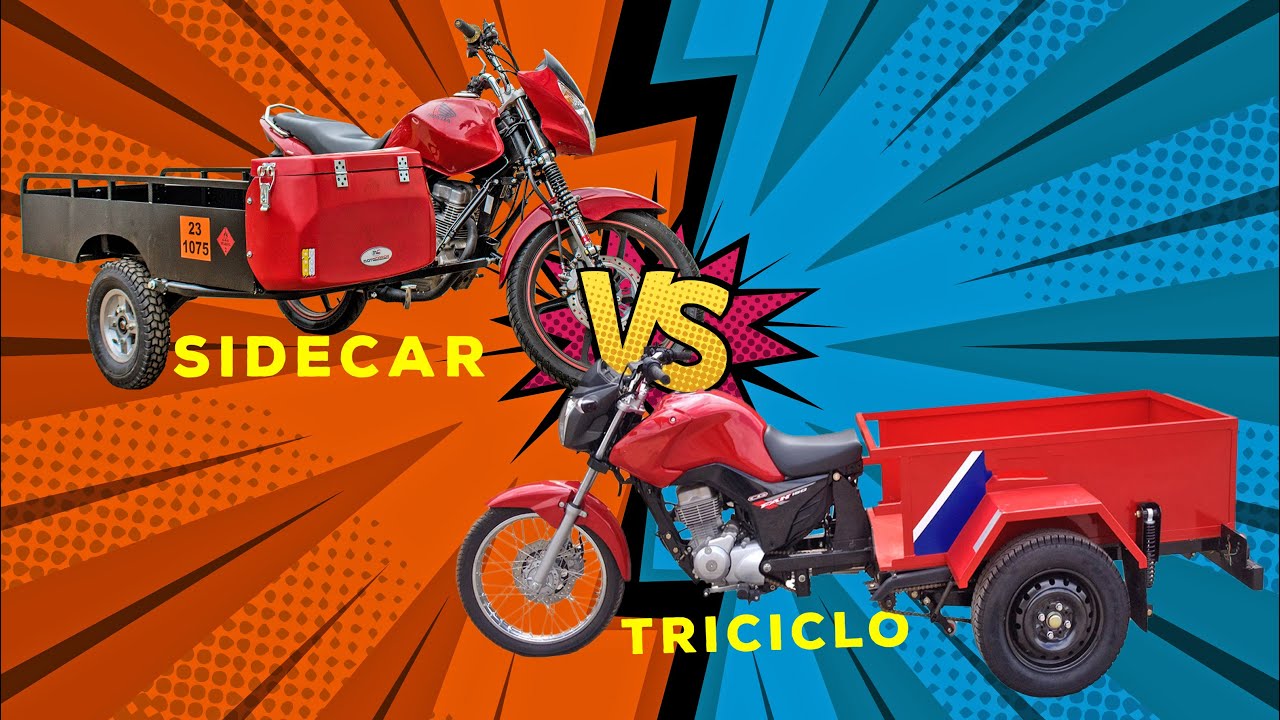 Diferenças SIDECAR vs TRICICLO- Prós e Contras - Dia a Dia de um Proprietário de Depósito de Gás