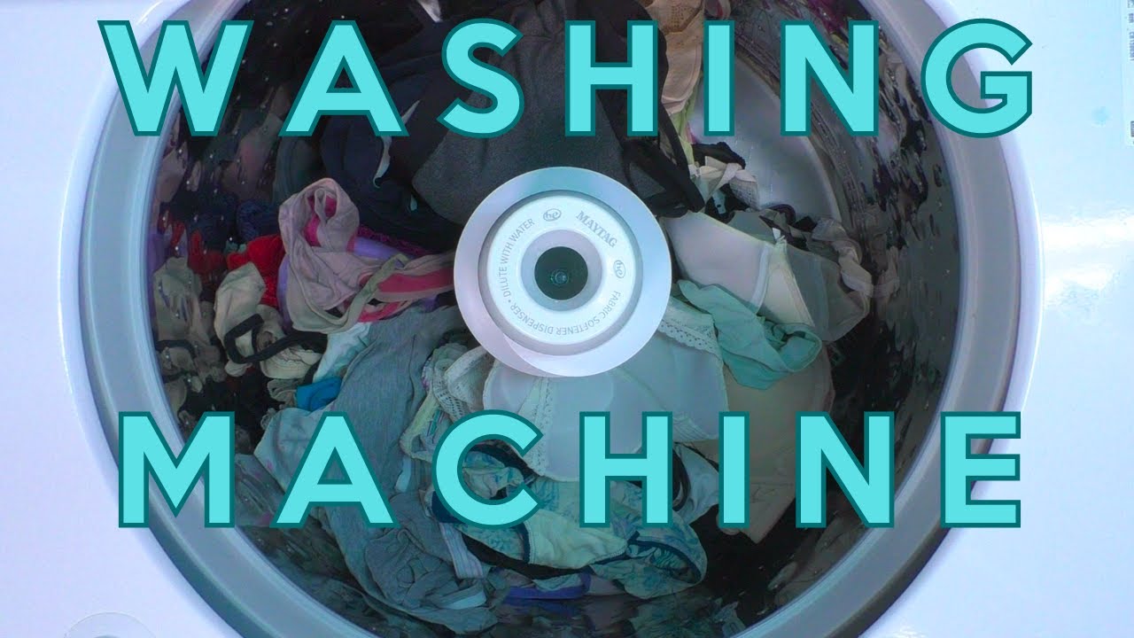 Sounds of a Washing Machine | White Noise | #Bras #Underwear #ASMR #washingmachine #watersounds