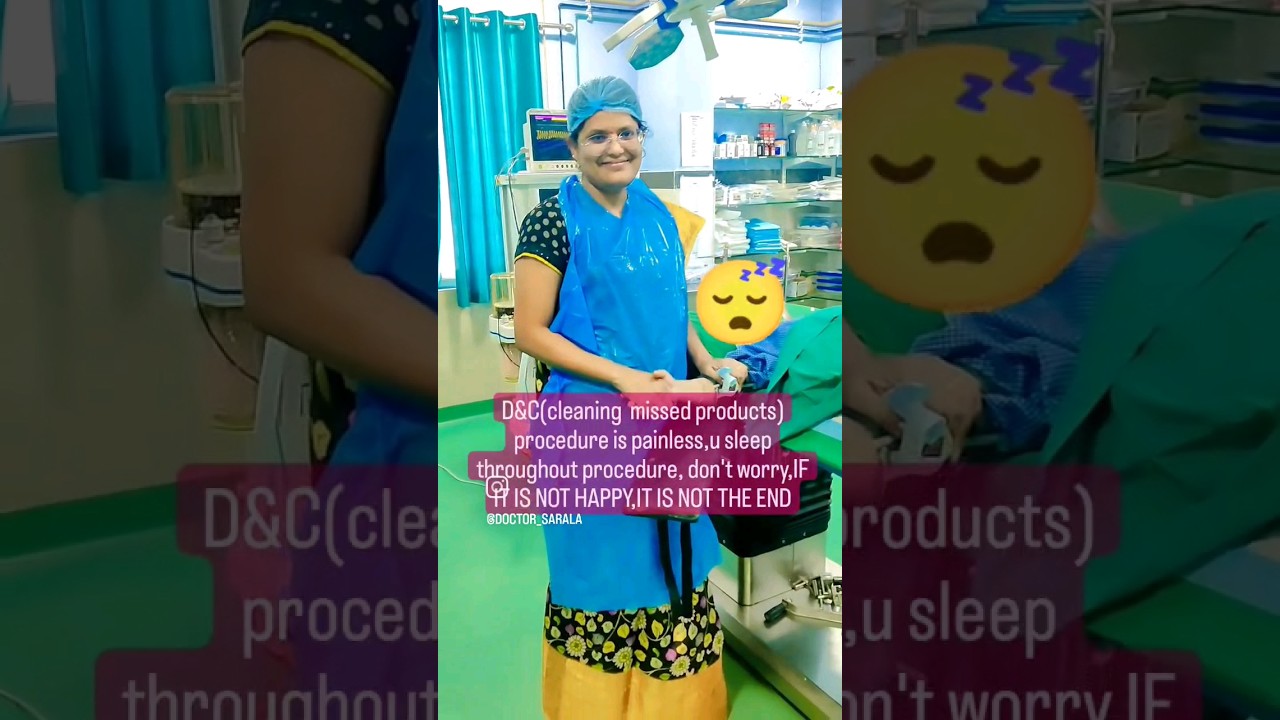 d&c  is cleaning of missed products in uterus,it is a painless op basis procedure, don't worry.