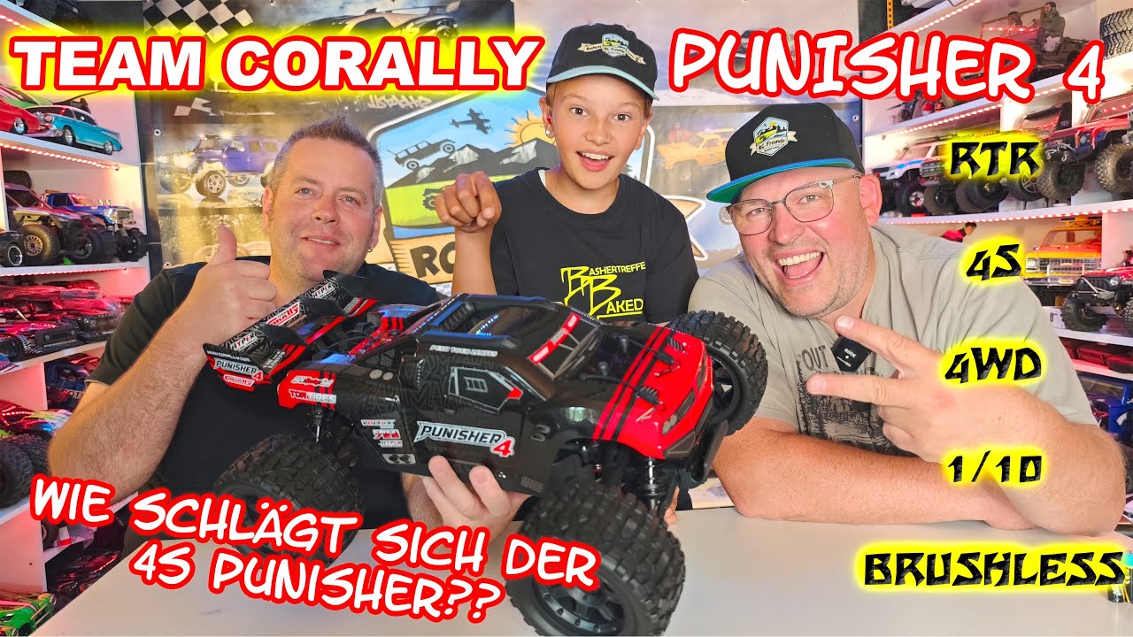 TEAM CORALLY PUNISHER 4 Monstertruck. Kann er dem Namen gerecht werden?