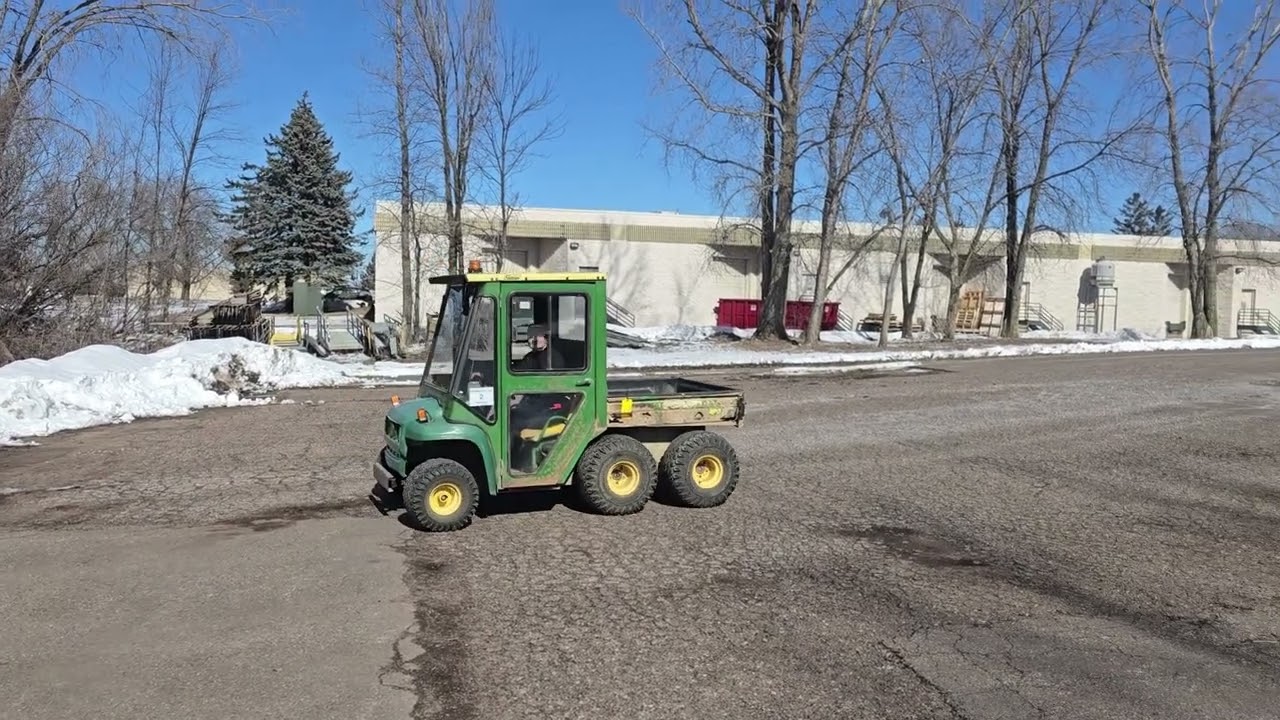 John Deere Gator 6X4 Utility Vehicle with Cab