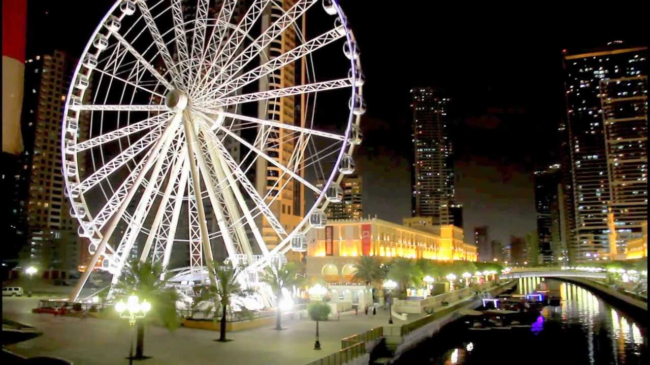 Al Qasba At Night - Presented By Hussein Kefel قناة القصباء الشارقة