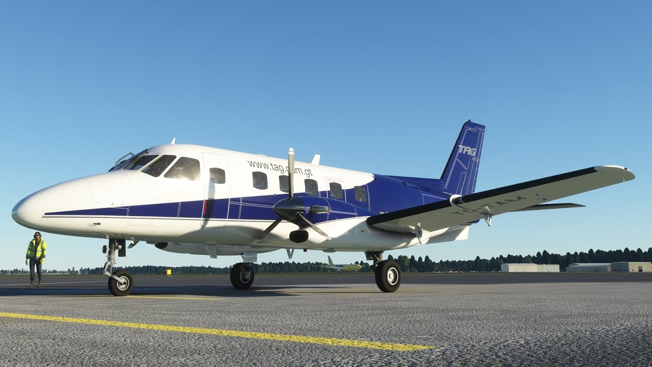 First look at the NextGen Embraer EMB-110 Bandeirante in Microsoft Flight Simulator