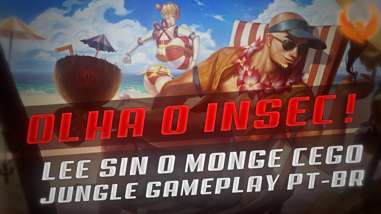 MELHOR INSEC QUE VOCÊ JÁ VIU? LEE SIN JUNGLE GAMEPLAY [PT-BR]