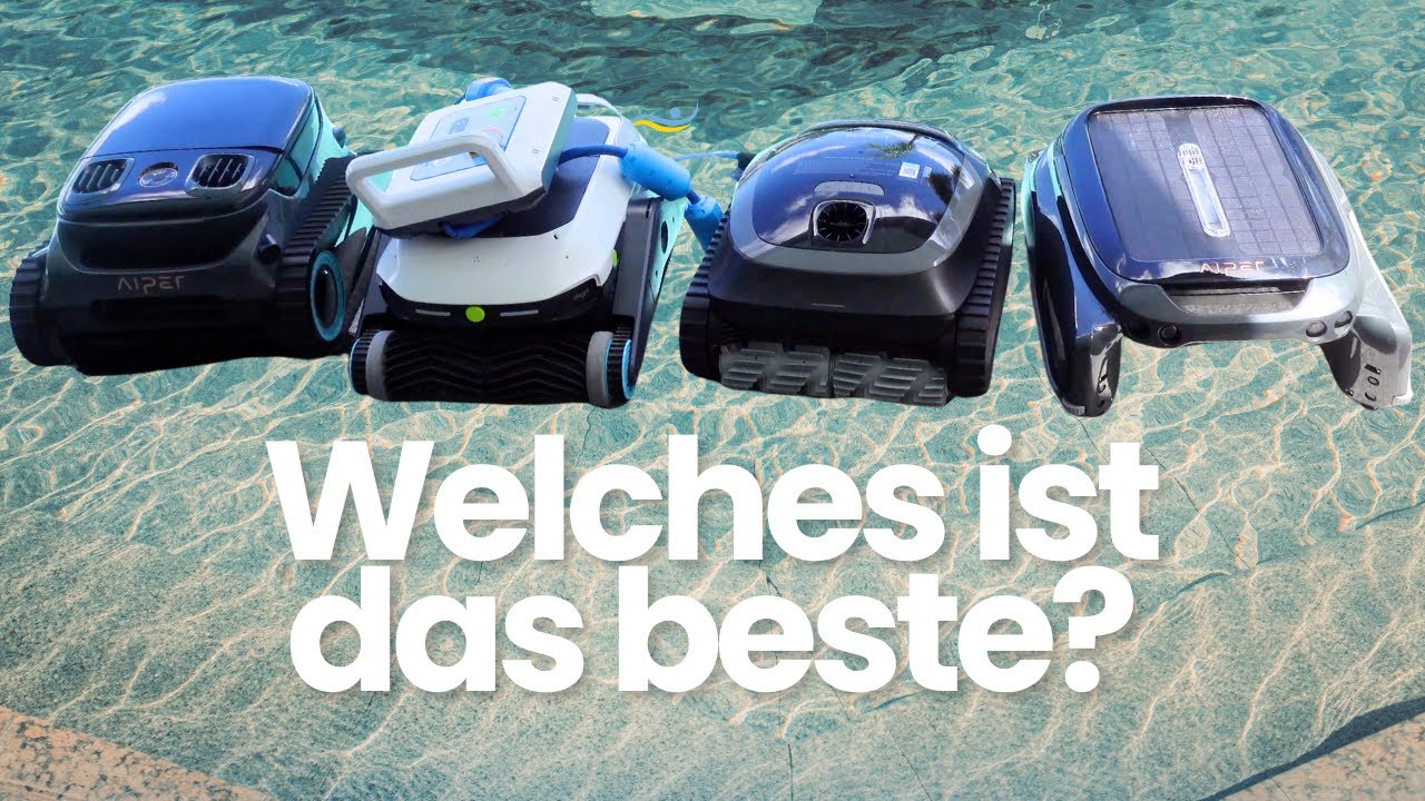 Top 4 Poolreiniger im Vergleich 2025 – Solar, App, Filter, Leistung