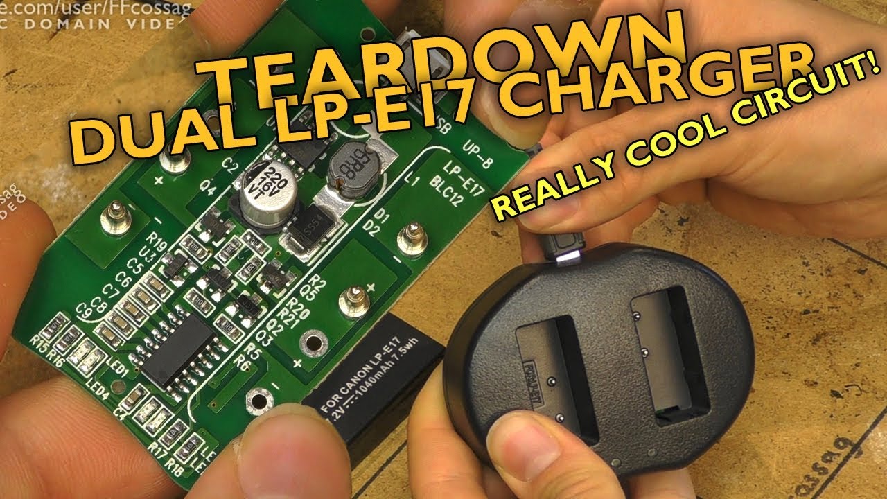 Dual LP-E17 charger teardown (It explodes, but I like it!)