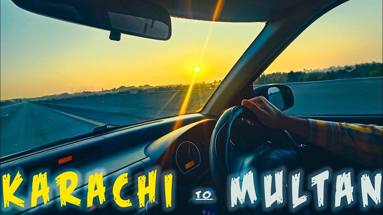 Karachi to Multan By Road in Car - Pakistan Tour | Part 1 | Driving Suzuki Swift Automatic