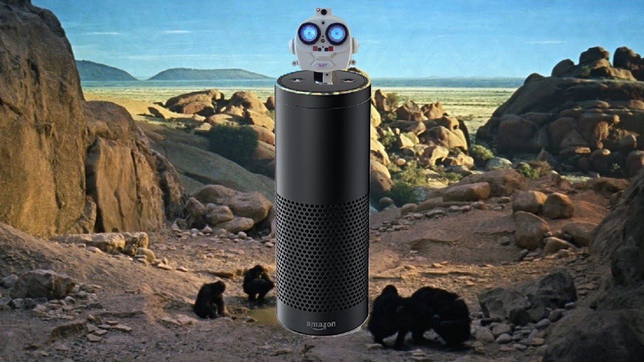 ALTAIR Robot meets Alexa and Hal 9000 (full video)