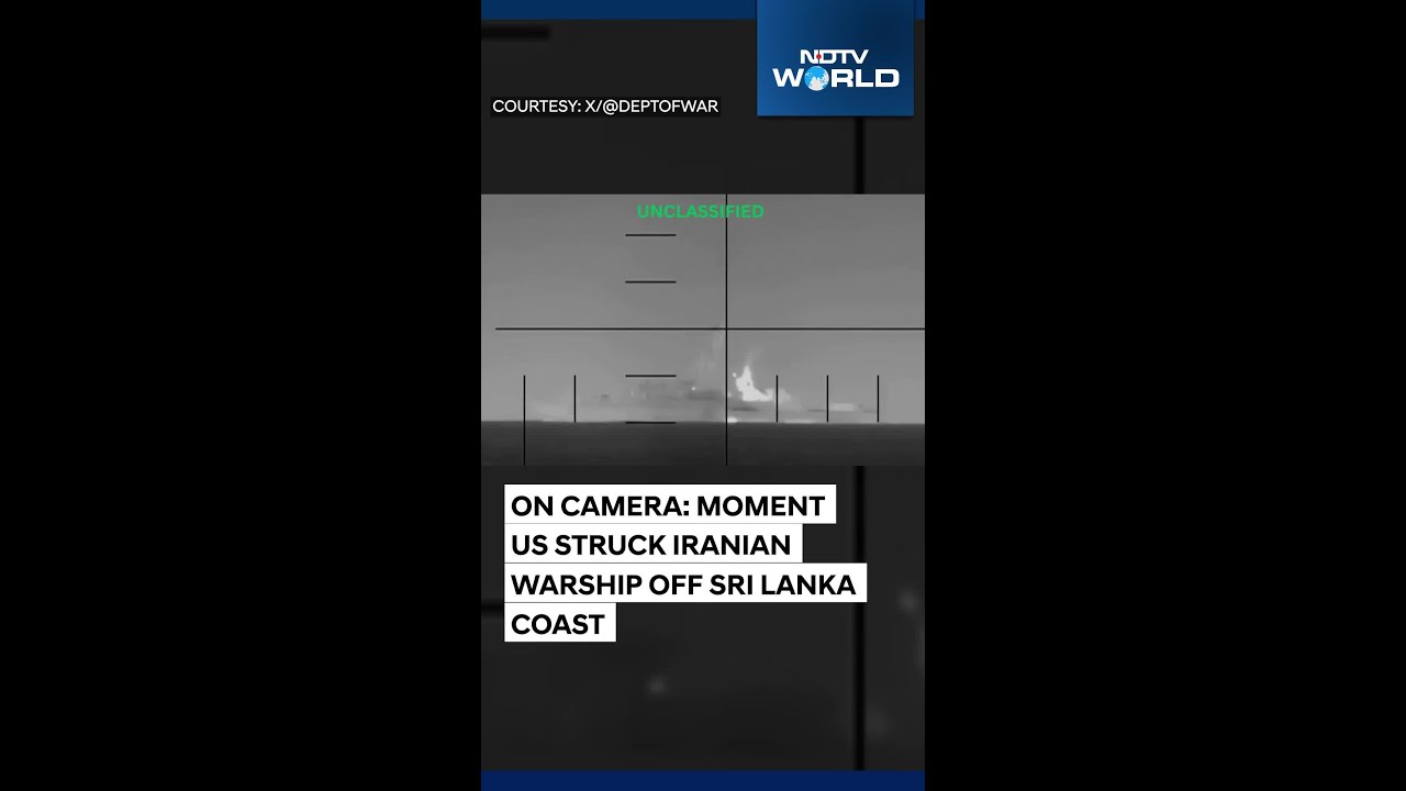 On Camera: 80 Killed As US Sinks Iran Ship Headed Back From India After Naval Exercise