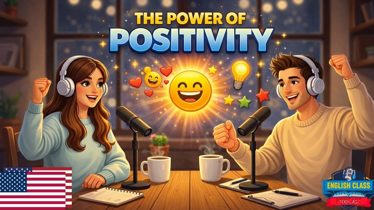 Talking about The Power Of Positivity | Learn English with Podcast | English Podcast Conversation