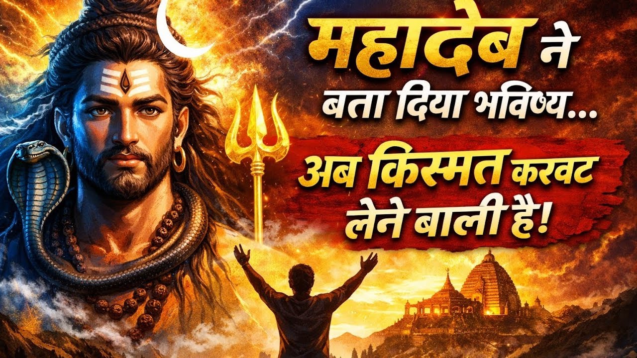 महादेव ने बता दिया भविष्य… अब किस्मत करवट लेने वाली है!    #mahadev#mahadevkasandesh #shivshakti 