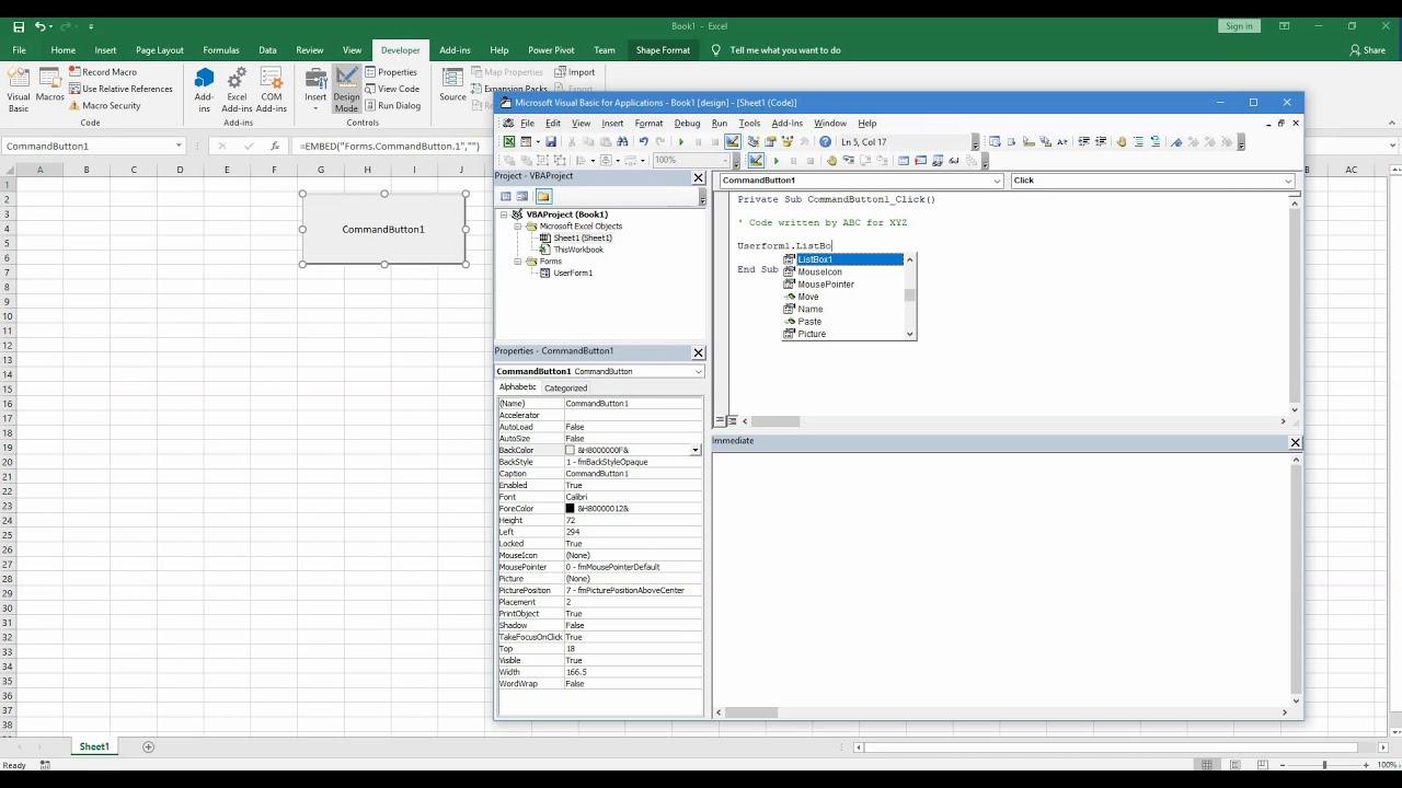 VBA Tutorial 10 UserForm