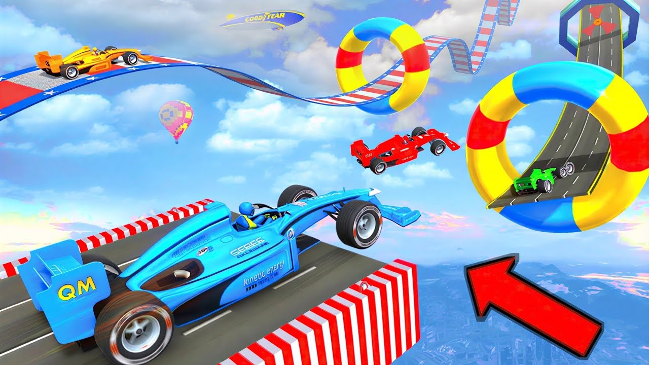 Formula F1 Car Racing Stunts 3D -Impossible Mega Ramp GT Car 3D - Android Gameplay 