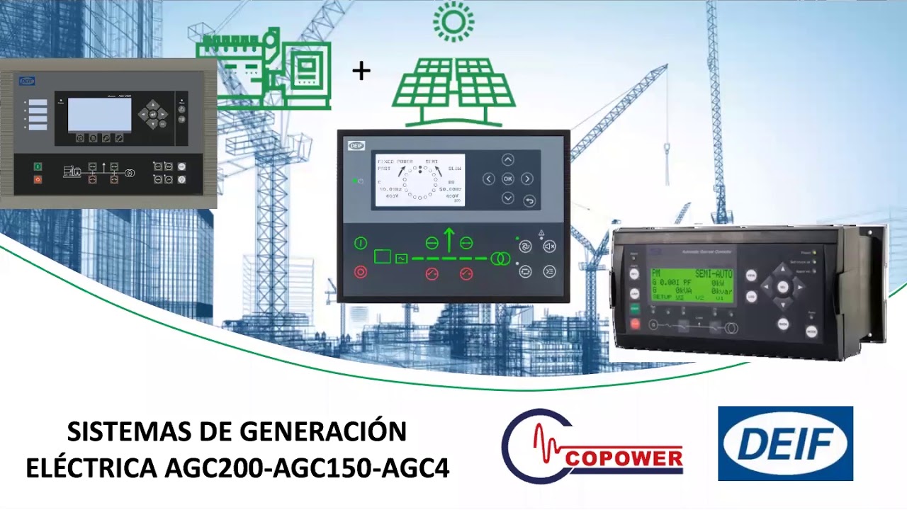 Primera Sesión -  Webinar “Manejo de utility software para programación de controles DEIF”(01/12/20)