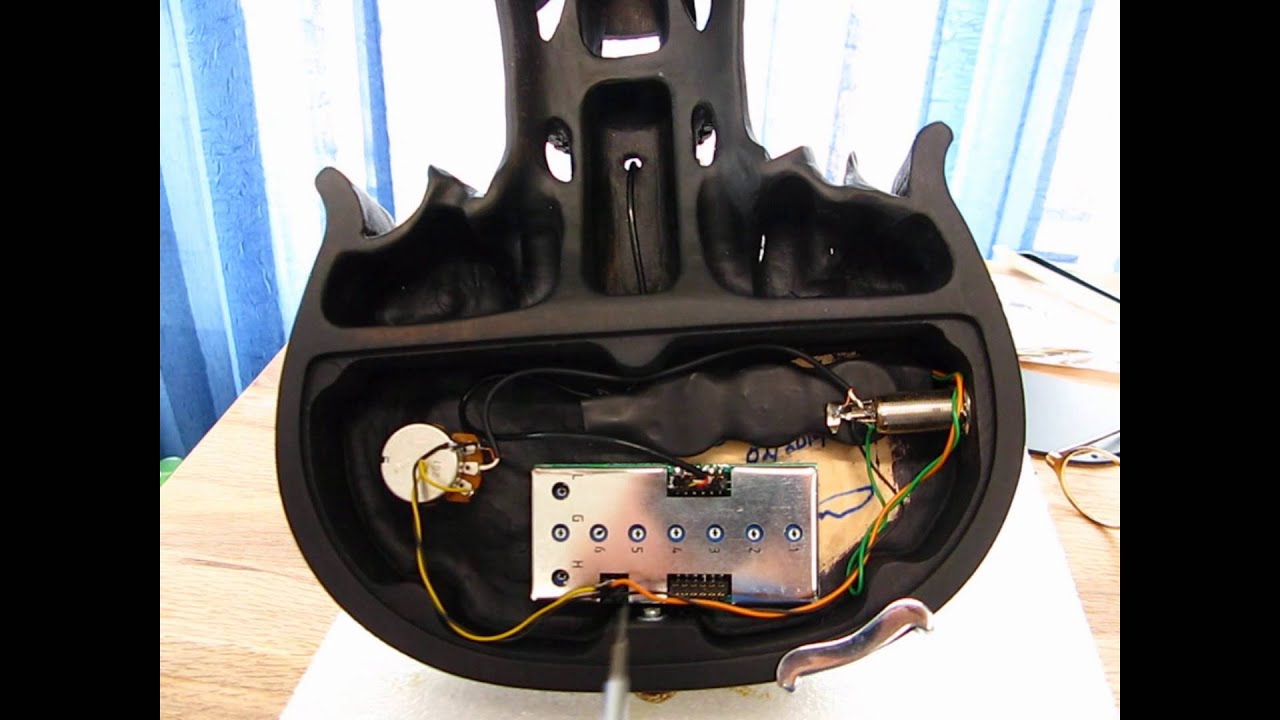 Skull Violin active preamp sound demo.
