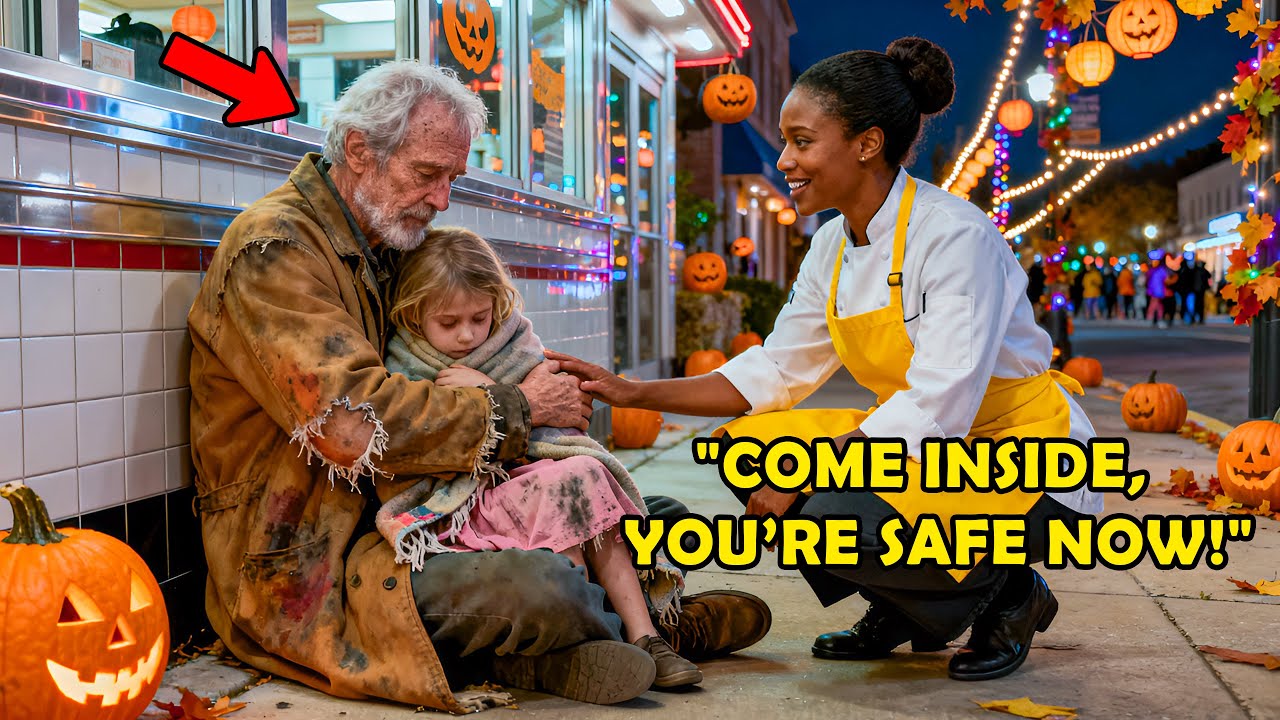 Kind Woman Helps a Homeless Old Man and His Grandniece, This Act of Kindness Will Change Her Life