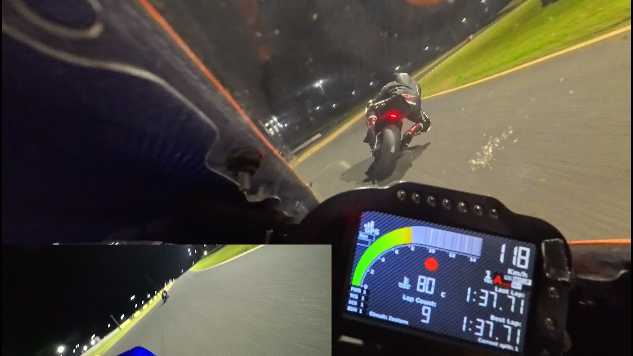 19 Sept 2025: Tracknight fun, 2nd (BEST) session - Yamaha R1M YEC