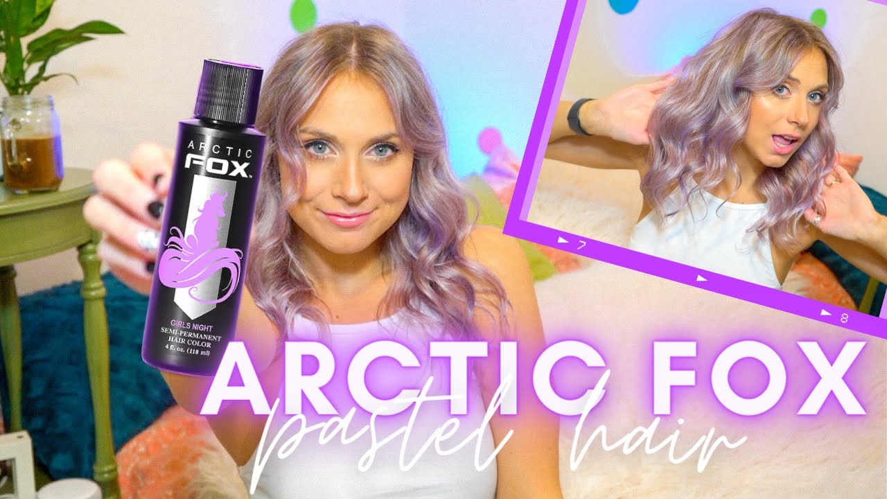 Dying my Hair Pastel Purple with Arctic Fox Girls Night