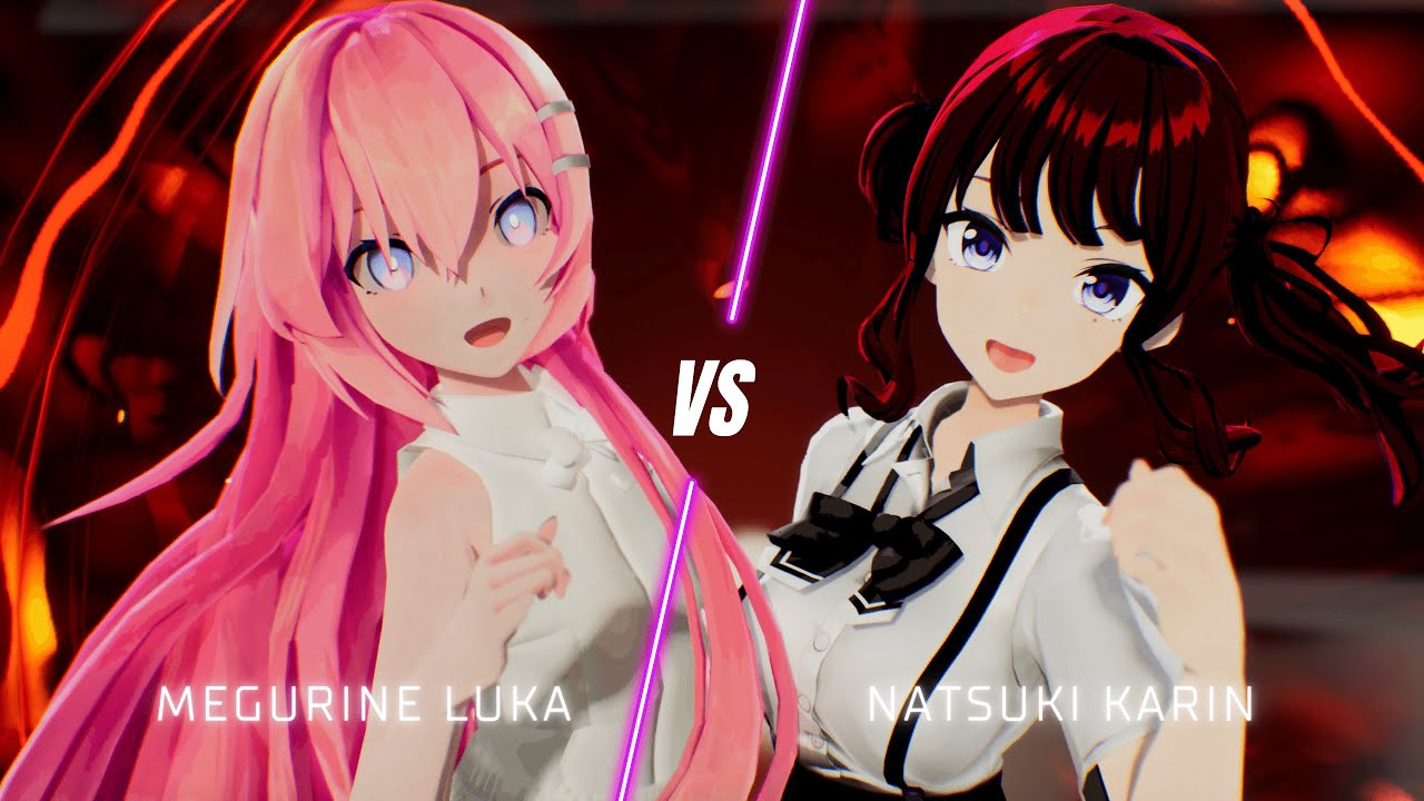 【UE5 MMD】巡音ルカ×夏色花梨cover / ヒバナ-Reloaded- (Vocaloid6 vs SynthesizerV)
