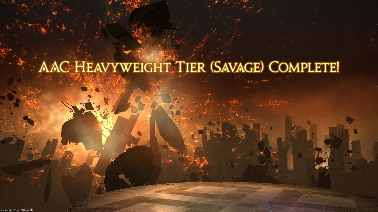 FFXIV AAC Heavyweight M4S (Savage) - 7.4 M12S P2 The Lindwurm II M2 Ninja POV