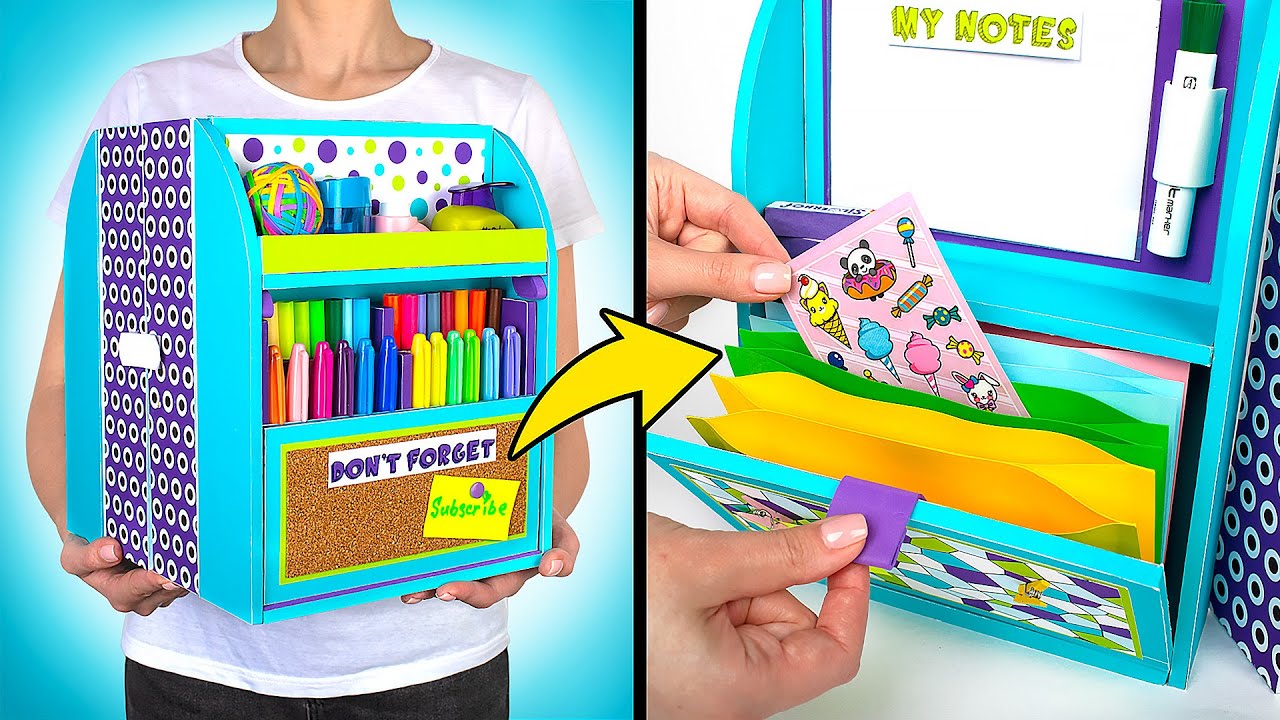 DIY Wadah Penyimpanan dengan 4 Ruangan Rahasia