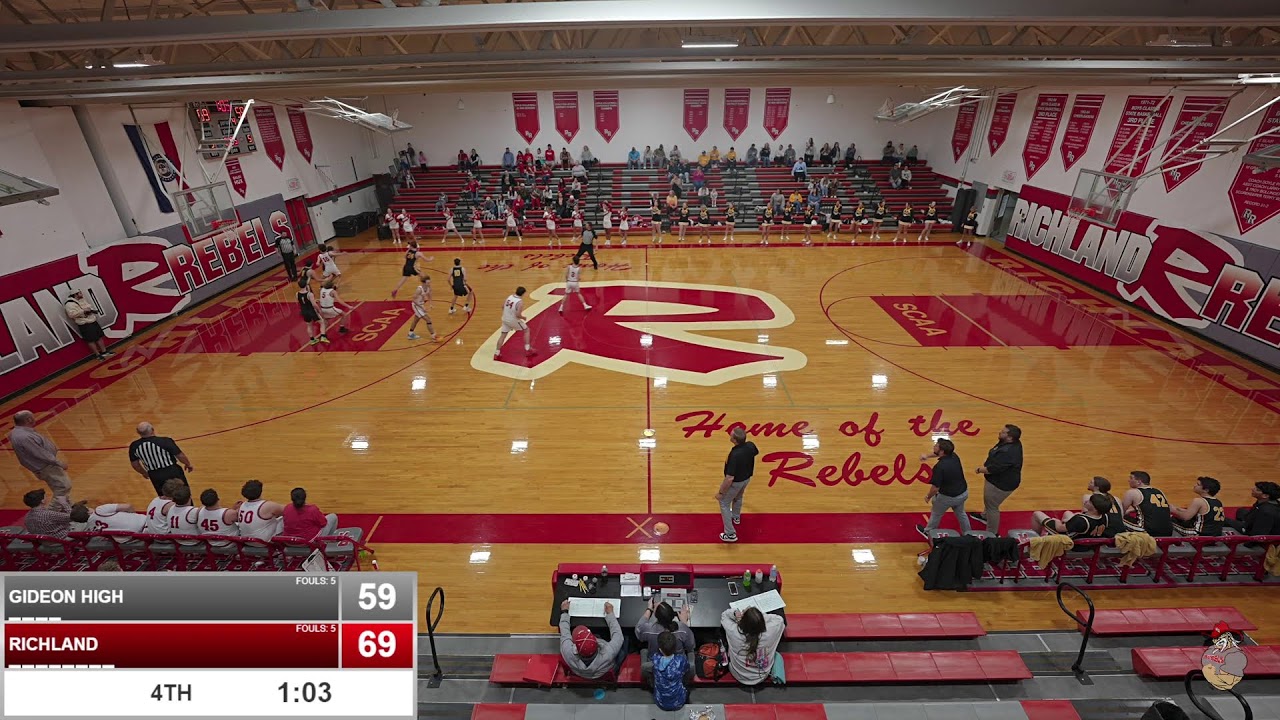 Richland Rebels Basketball vs Gideon
