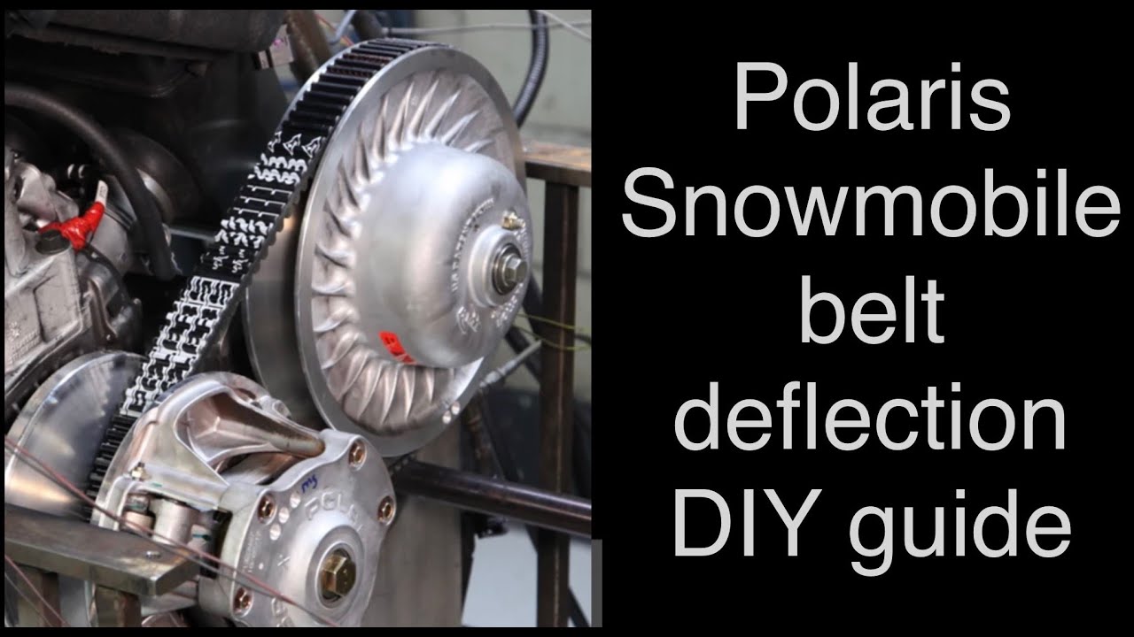 Polaris snowmobile belt deflection DIY guide