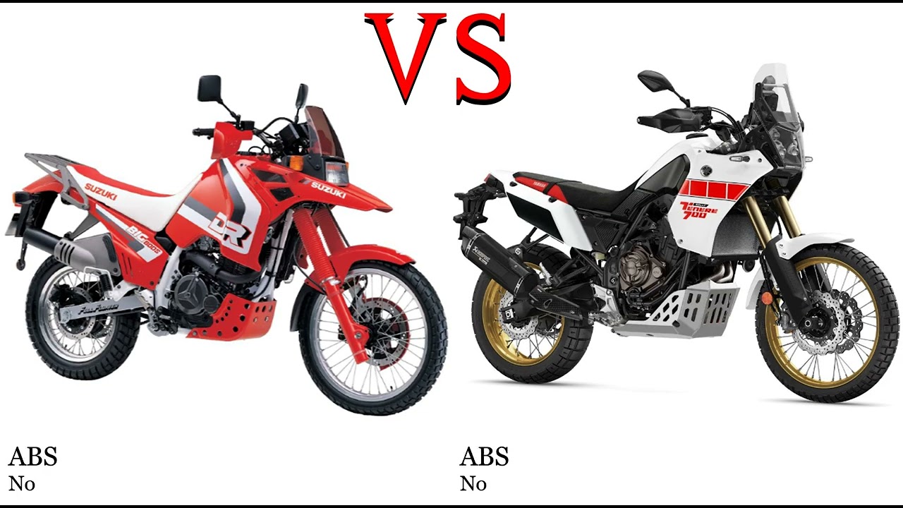 Suzuki DR 750 S Big vs Yamaha XTZ 700 Tenere Test specification comparison