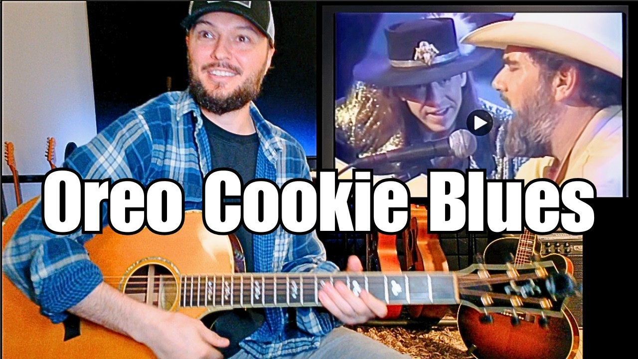 SRV and Lonnie Mack play a simple blues jam- a guitar lesson with a guitar teacher...