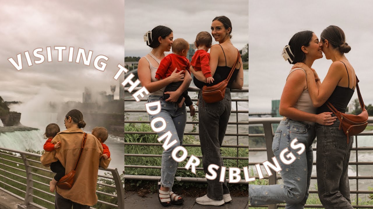 meeting our twins donor siblings! 👶🏻 | buffalo & niagara falls travel vlog 🦬
