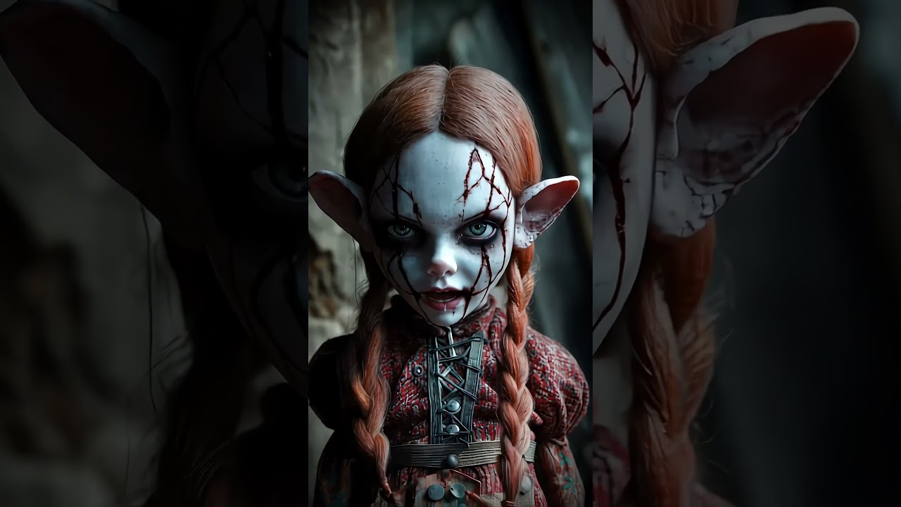 The Twisted Grin #creepytok #horrortok #spooky #horrorobsessed #creepy#aiart