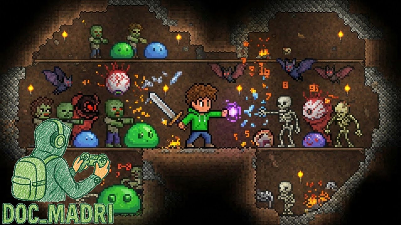 Preparandonos para la mazmorra | Universo Madri #7 | TERRARIA